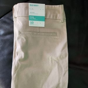 Old Navy, Tan Pixie Pants size 10